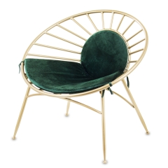 Krzesło zielony złoty 140492 Art-Pol