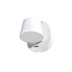 Ramona 1 Switch LED wall lamp white Azzardo AZ2566