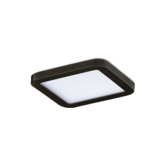 Slim 9 Square recessed luminaire 3000K black white IP44 Azzardo AZ2833