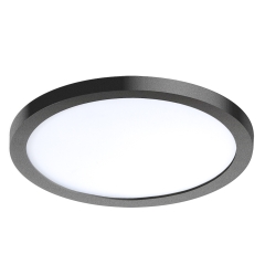 Slim 15 Round recessed luminaire 3000K black chrome white IP44 Azzardo AZ2840