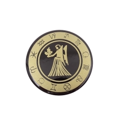 Virgo - a sign of the zodiac - a magnet. Wed 6cm; enameled metal