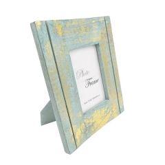Photo frame "gold and mint" 30898 - size 15x10cm GiftDeco