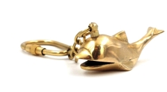 Brass Key Ring - Whale - 70339 GiftDeco