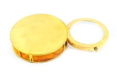 Brass Folding Magnifying Glass BETA - MFF6- d. 7cm