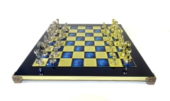 Exclusive, large, large classic metal chess Stauton S34; GiftDeco 36x36cm
