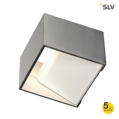 LOGS IN wall lamp LED 2000-3000K 100 ° satin nickel (alu), white IP20 SLV Spotline 1000640