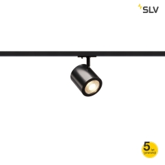 LED spotlight ENOLA C 3000K 35 ° black for 1-phase rail IP20 SLV Spotline 1000711