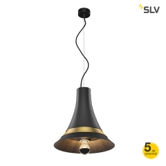 BATO hanging lamp E27 gold, black IP20 SLV Spotline 1001266