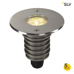 DASAR 920 LED invasion lamp 4000K 40 ° satin nickel (alu) IP67 SLV Spotline 1002187