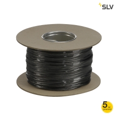 Insulated low voltage cable TENSEO 10000cm 0.4cm black SLV Spotline 139040