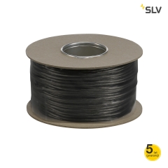 Insulated low voltage cable TENSEO 10000cm 0.6cm black SLV Spotline 139060