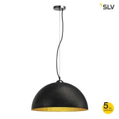 Lampa zwis pojedynczy FORCHINI czarny/złoty 50cm SLV 155530