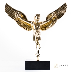 Ikar's statuette on a marble base - brass, excellent workmanship