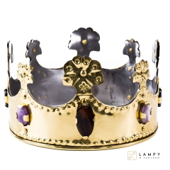 The crown of Richard I Lionheart - decorative stones, Brass