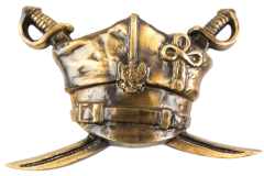 Greater Poland Uprising cap with sabers Large bas-relief Brass