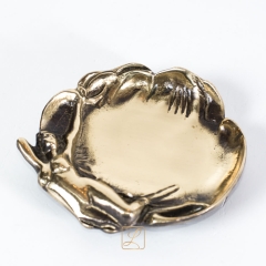 Ashtray with a lying woman Brass No. 60