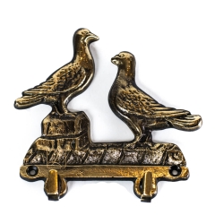Pigeons Hanger Brass