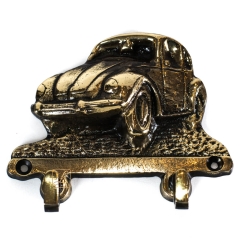 Brass hanger with iconic VW Beetle