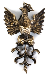 Convex eagle with chain Brass O-11