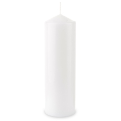 Pl Candle Stem 250/80 090 White Bispol 102034