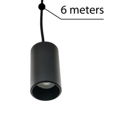 ZIKO pendant module lamp 6m GU10 black Azzardo AZ3112