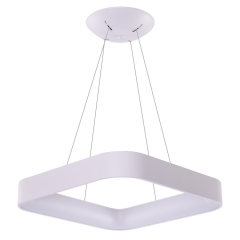 SOLVENT S TOP 45 LED pendant lamp with remote control 45x45cm 32W 3000-6000K white Azzardo AZ3979