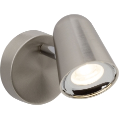 Nifty lampa kinkiet spot LED 1 płom. 4W 3000K satyna nikiel Brilliant G50610/13
