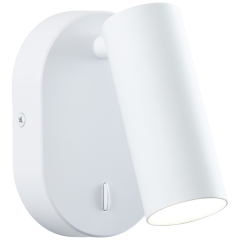 Soeren lampa kinkiet spot LED z włącznikiem 1 płom. 4,5W 4000K biała Brilliant G83010/05