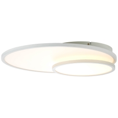 Bility Lampa plafon LED  61 x 45cm 2 płom. 36W 3000K biała Brilliant G97031/05