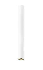 Loya Lampa plafon Ø 6cm H 55cm GU10 biała/złota Zuma LINE C0461-01D-A0SB