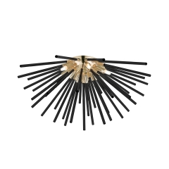 Urchin Lampa plafon 6xG9 czarna/złota Zuma Line C0491-06B-F7BC