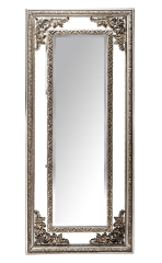 Prostokątne Lustro Retro 140x60x3,5 cm tafla 110x30 cm drewno szkło złoty 135033 Art-Pol