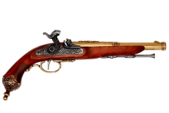 Italian golden cap gun from 1825 Denix 1013L - replica