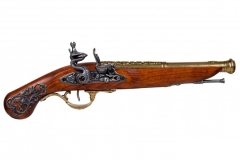 18th century English Golden Pistol Denix 1196L - replica