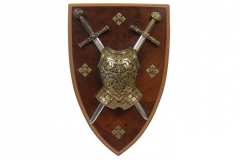 Panoplia with breastplate and two swords Denix 508 - replica
