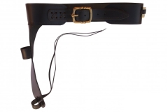 Leather belt for edging Mare's Leg + 15 bullets DENIX 701 - replica
