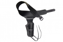 Black cowboy belt 1 DENIX 707 holster