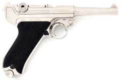 Luger P08 Parabellum chrome-plated version DENIX 8143 - replica