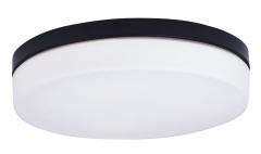 ODA Lampa plafon Ø 40cm 3xE27 IP44 czarna MAXLIGHT C0194
