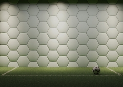 Panel dekoracyjny Hexagon Football