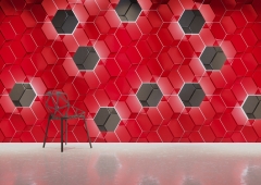 Panel dekoracyjny Hexagon Loupe
