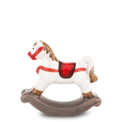 Figurka Koń na Biegunach ceramika 132152 Art-Pol