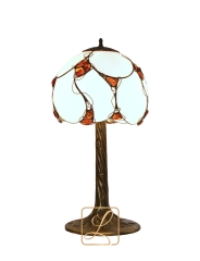 Amber G9 tree desk lamp