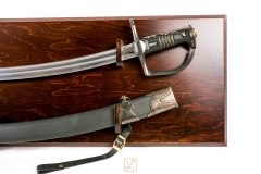 Polish Hussars hardened sabre with 17th century scabbard, complete with hanging tabloid. A gift for the President