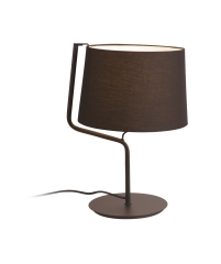 Chicago Lampa stołowa z abażurem czarna MAXLIGHT T0029 
