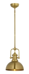 Platino lampa wisząca 1 płom. złota satyna Jupiter 1787