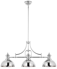 Platino lampa wisząca 3 płom. chrom Jupiter 1789