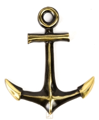 Relief Anchor medium Brass. A gift for seafarers