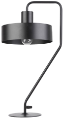 VASCO Lampa stołowa E27 czarna Sigma 50118