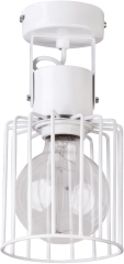 LUTO KWADRAT 1 lampa plafon E27 biała Sigma 31146